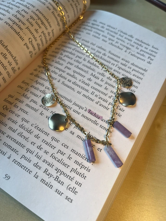 Collier créer par moi-même lors d'un atelier charms